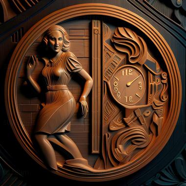 3D модель Нэнси Дрю Тайна старых часов (STL)